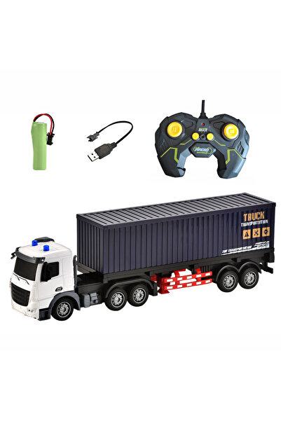 Asya Oyuncak Uzaktan Kumandalı Şarjlı Kapalı Dorse Tır C7722-569Y-72
