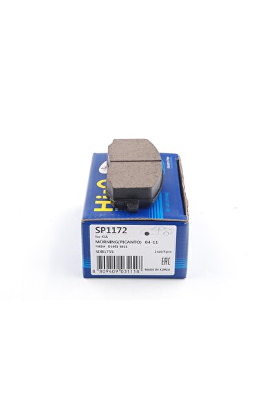 Hİ-Q Sangsin Ön Fren Balatası Hyundai İ20 1,2/Picanto/İ+10 -2012 Uyumlu 581010XA10