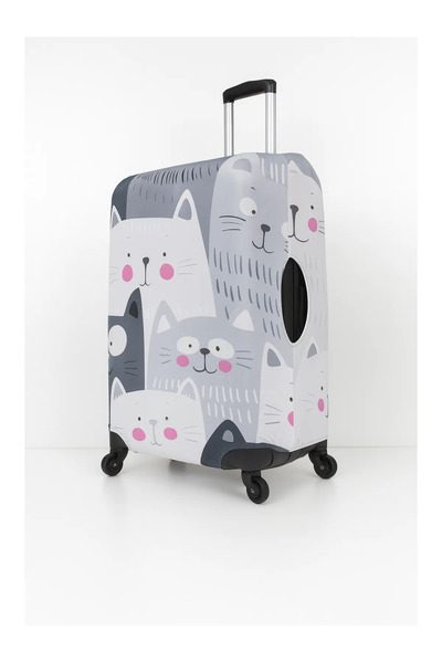 Trink Çanta Υφασμάτινο κάλυμμα βαλίτσας και κάλυμμα βαλίτσας (14-Kedi) Καμπίν...