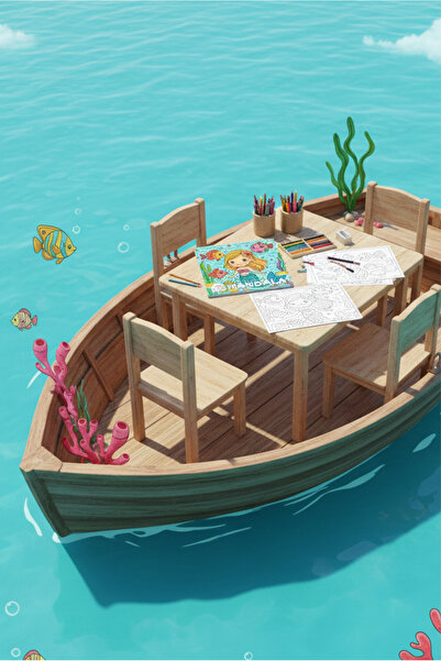 Art Terapi Mandala Yayınları MANDALA ÇOCUKLAR İÇİN BOYAMA KİTABI