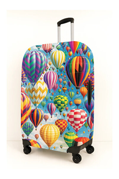 Trink Çanta Fabric Suitcase Cover and Luggage Cover (96-Cappadocia 7) Cabin Cabin