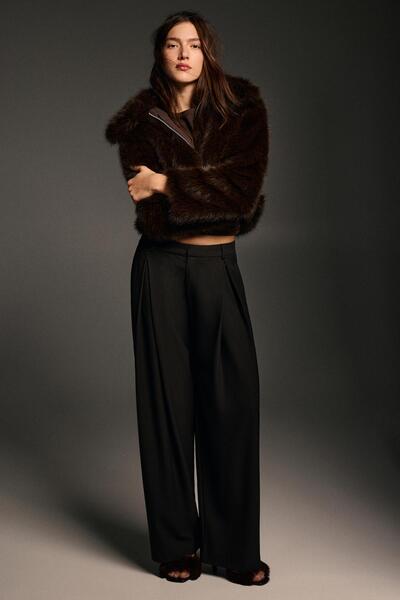 Pull & Bear Kumaş pensli pantolon