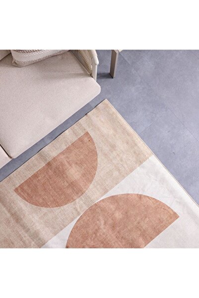 Danube Home سجادة هاربر الخارجية القابلة للغسل والمُجردة، غطاء أرضي، مقاس 160×230 سم - لون صدئ، رقم 231200400607