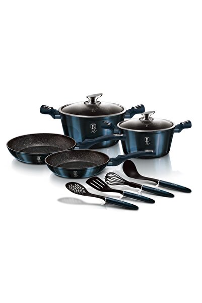 Berlinger Haus Aquamarine 10’lu Granit Cookware Set