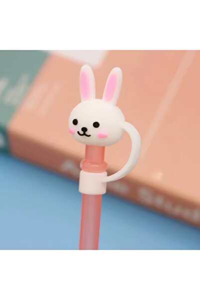 Besify Stanely Uyumlu Pipet Tıpası Tavşan Pipet Tıpası Quencher Pipet Tıpası Tavşan Figürlü Pipet Tıpası