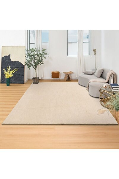 Danube Home Nova Tufted Shaggy Solid Rug Area Rug Floor Covering 240x340cm-Cream 231200400424