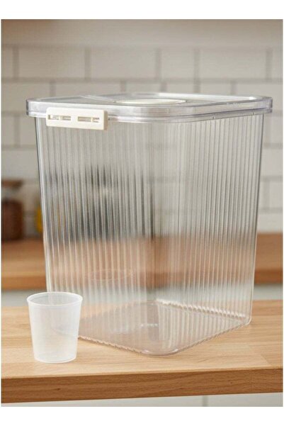 SUPPLIER حاوية تخزين طعام محكمة الإغلاق بغطاء سعة ٢٠ كجم | حاوية بلاستيكية شف...