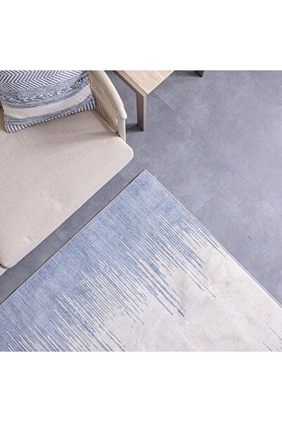 Danube Home سجادة هاربر الخارجية القابلة للغسل والمُجردة، غطاء أرضي، 200×300 سم - أزرق، 231200400612