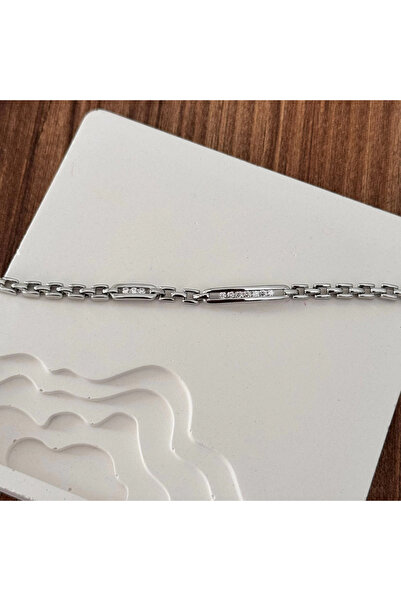 TURKAFONE Rectangular Thin Stone Bracelet