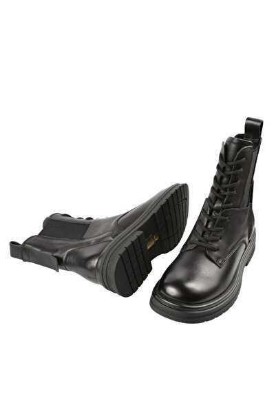 FORMAZIONE Casual boots, women, FORMAZIONE, 20292 black, leather 40