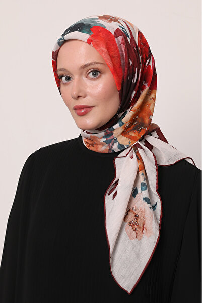 LuvenSara Dream Flower Pattern Summer Scarf