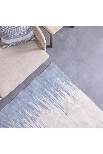 Danube Home سجادة هاربر الخارجية القابلة للغسل والمُجردة، غطاء أرضي، مقاس 160×230 سم - أزرق، 231200400611