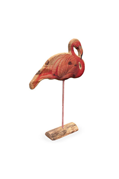 babilconcept Dekoratif Ahşap Flamingo