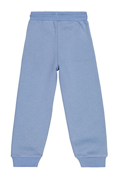 Civil Girls Flower Embroidered Tracksuit Bottoms for Ages 2-5 - Blue 5-6 Years