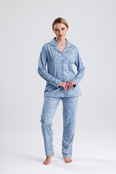 Yeni İnci İç Giyim ΒΑΜΒΑΚΙΝΟ ΣΕΤ ΠΙΤΖΑΜΑΣ 5008