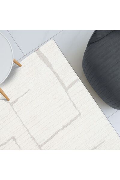 Danube Home La Perle Modern Abstracts Rug Area Rug Floor Covering 160x230cm-White Rust 231200400501