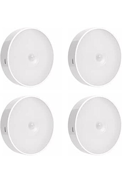 Arabest Smart Home Human Body induction night light, Usb rechargeable, 3 gears adjustable (4 pcs)