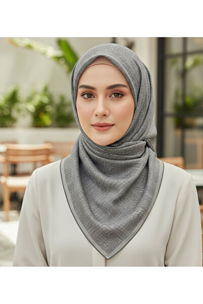 Alivascarf Pamuk Elit Ebru Desenli Eşarp