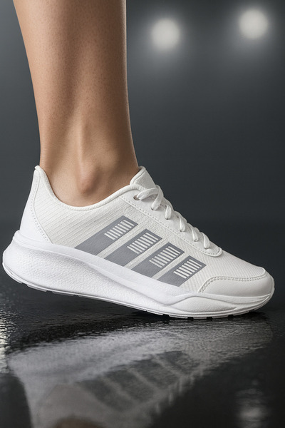 Campus kadın yüksek taban bağcıklı su geçirmez spor sneaker ayakkabı spor ayakkabı