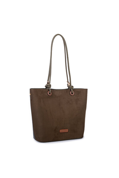 Nas Bag , Large Size, Suede, Women's Shoulder Bag