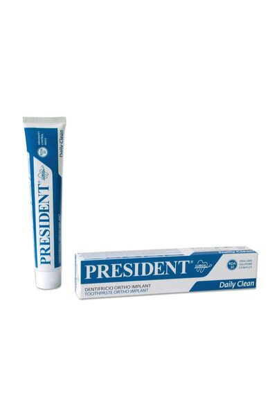 President Pasta de dinti Ortho Implant, pentru Igiena Aparatului / Implantului Dentar 75ml