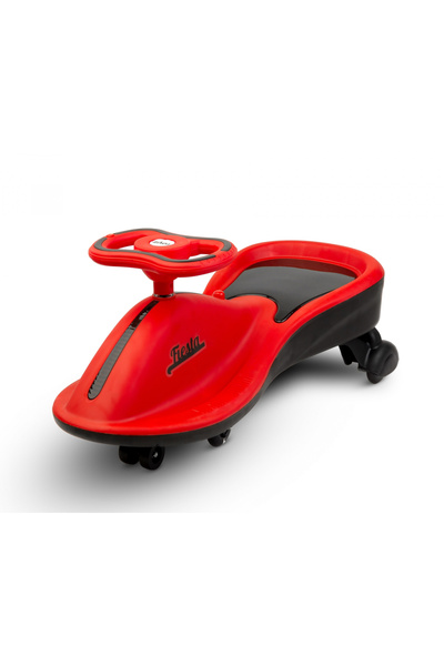 TOYZ by Caretero PlasmaCar children's pedal-free Toyz Fiesta Red Ride-On gravity with music and rubber wheels lum