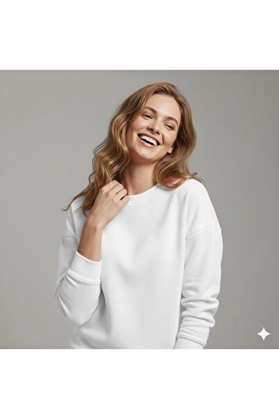 FAVORİST basic guler rotund Hanorac pentru femei tricou