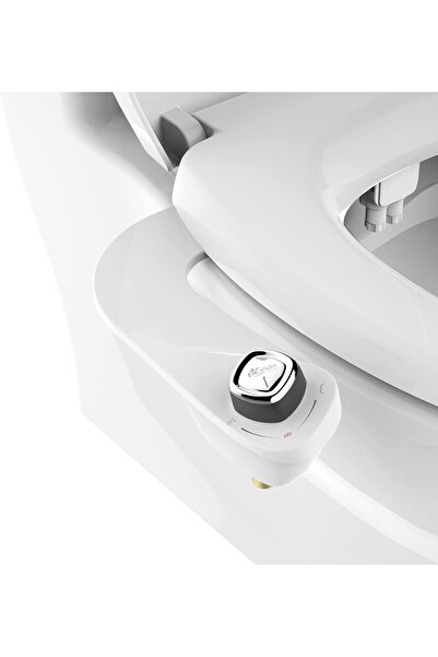 BioBidet مرفق بيديت سليم إيدج من بيو بيديت للمرحاض، غير كهربائي، فوهات مزدوجة...