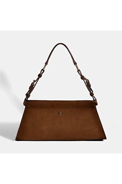 Desa Women's Tan Leather Shoulder Bag