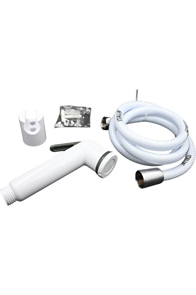 Generic AZTON S-3026 Premium White Handheld Bidet Sprayer Set – 47" PVC Hose, Wall-Mounted