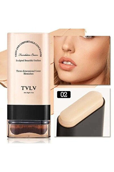 TVLV TVL 2-in-1 Concealer & Foundation Stick Waterproof & Sweatproof - Shade 02