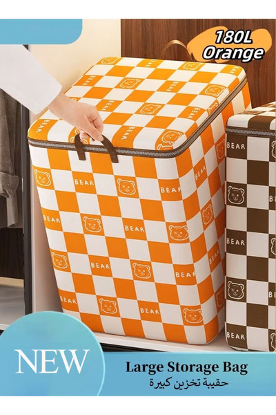 Generic Large Capacity Storage Bag 180L Foldable Closet Organizers with Durab...