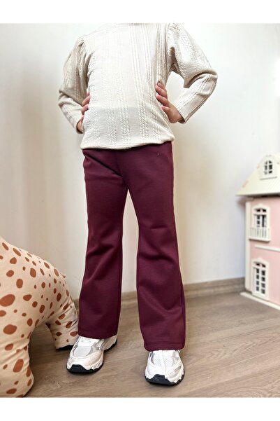 DİVİSTA بنطلون رياضي أنيق للفتيات من نوع إنترلوك