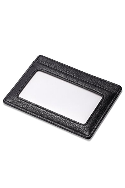 Mercedes Benz AMG Slim Wallet Black with 4 Slots - Genuine Leather