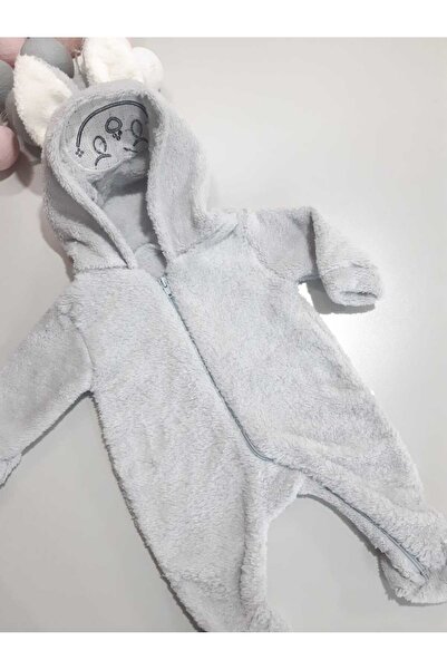 Sönmez Baby KULAKLI SEVİMLİ KÖPEK WELSOFT KIŞLIK FERMUARLI BEBE TULUM