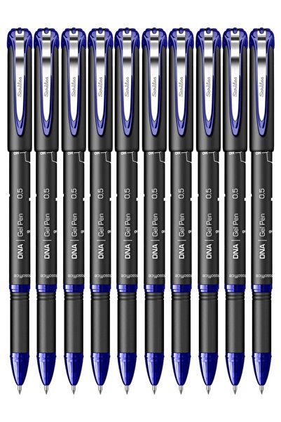 Mavi Pilot Kalem DNA Gel Pen 10 Adet Scrikss Pilot Kalem 0.7 mm Roller Uçlu Pilot Kalem İnce Uçlu Li