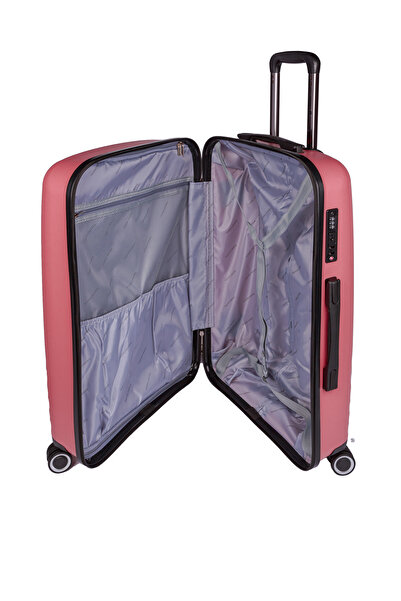 Sagrada Catalana LEKI Roamore Trolley Pink Medium - 66 cm, 4 double wheels 360°