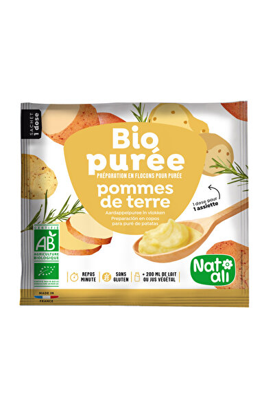 Natali Piure instant de cartofi, bio, 30g, Nat-ali