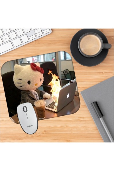 SS BASKI Hellokitty Baskılı Mouse Pad
