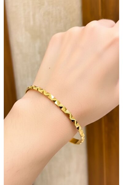 15 gr (GRAM) Aynalı Zikzak Çöp Bilezik 22 Ayar Altın Yatırımlık İşçiliksiz Altın