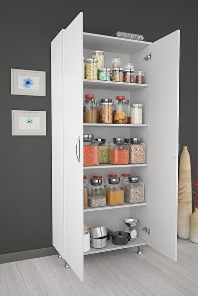 ERİZA Çok Amaçlı Mutfak Banyo Ayakkabılık Dolabı Kiler Dolabı (KİLER.CODE.3)