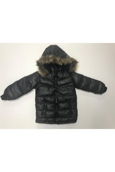 Baby Slon Kids Clup Kışlık fermuarlı kapüşonlu polar astarlı çift cepli su ve...