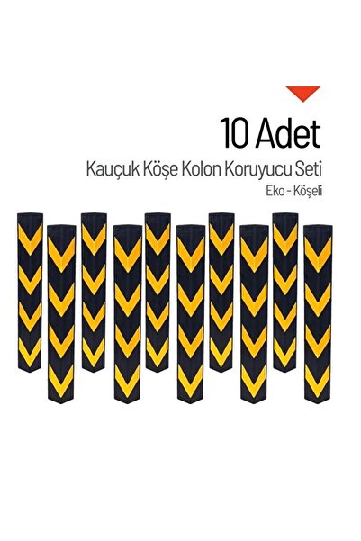 eksenpdks Kauçuk Düz Köşe Kolon Koruyucu 10 adet