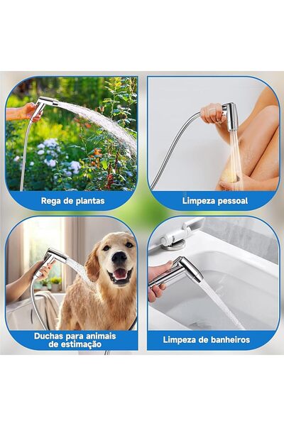 Tafan Handheld Bidet Sprayer for Toilet - High Pressure Jet Shattaf, Stainless Steel