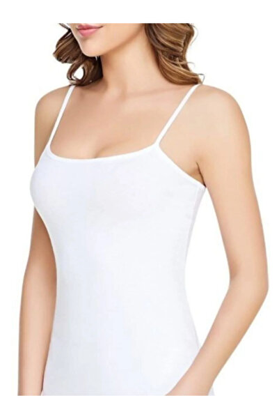 BMB SHOP Silver Women's Tank Top 4-Pack Lycra String Strap Cotton Premium Qua...