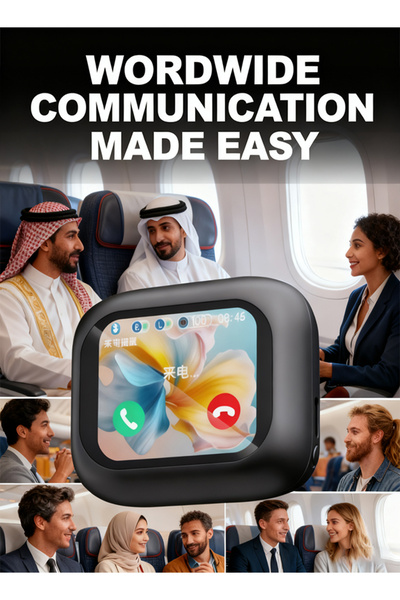 Generic High-Fidelity Bluetooth Earbuds – Touch Display, ANC & Multilingual Real-Time Translation