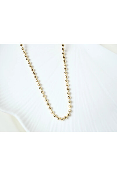 ATELİER TUĞBA Kol118 Top Chain Necklace Gold