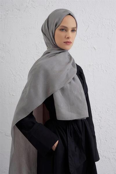 Armine Lyocell Shawl - 1 - Gray 20