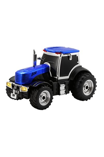 BLA BLA FOAM WSTER WS-550 Tractor Bluetooth Speaker, LED Lights, FM, USB, TF, AUX, Hands-Free, Blue