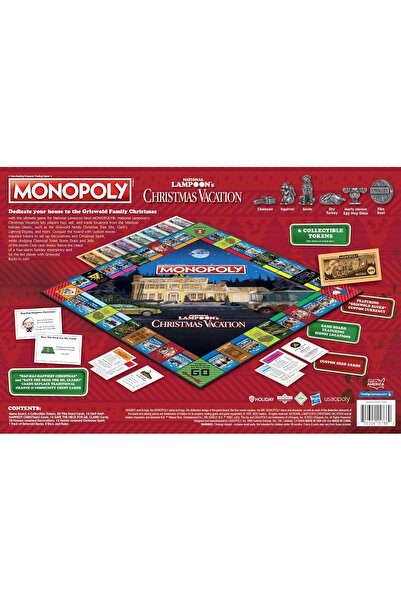 USAopoly Monopoly: National Lampoon's Christmas Vacation (Board Game)